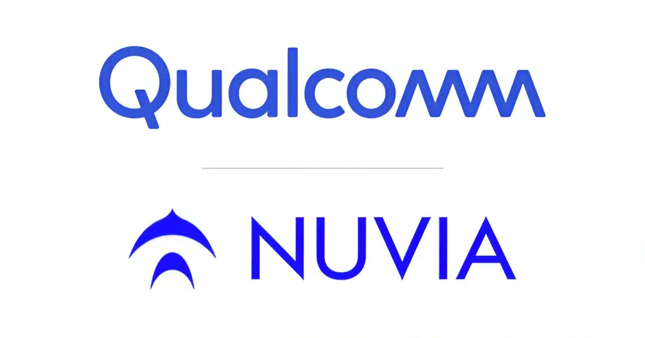 Qualcomm and Nubia branding in a white background